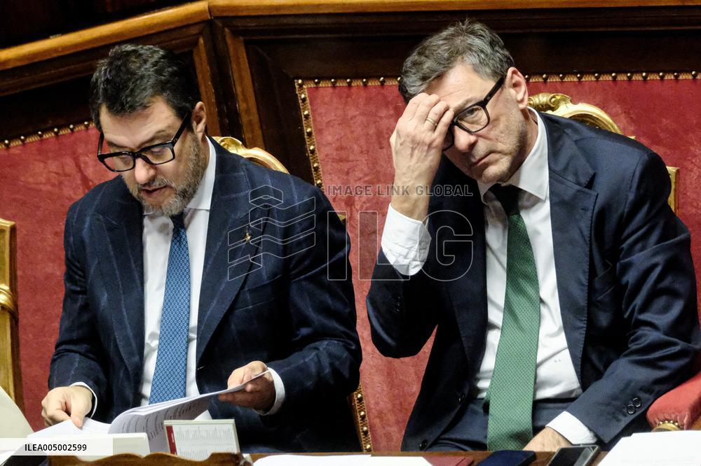 Approval of The State Budget Law for The 2026 Financial Budget - Rome