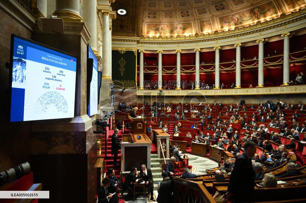 Vote of Special Bill To Budget for 2026 - Paris