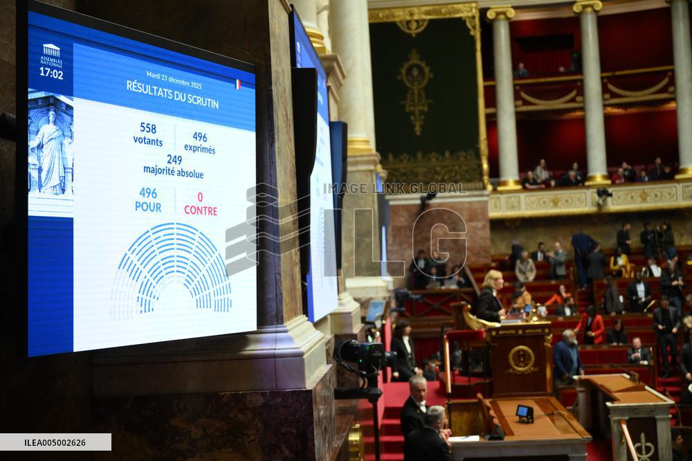 Vote of Special Bill To Budget for 2026 - Paris