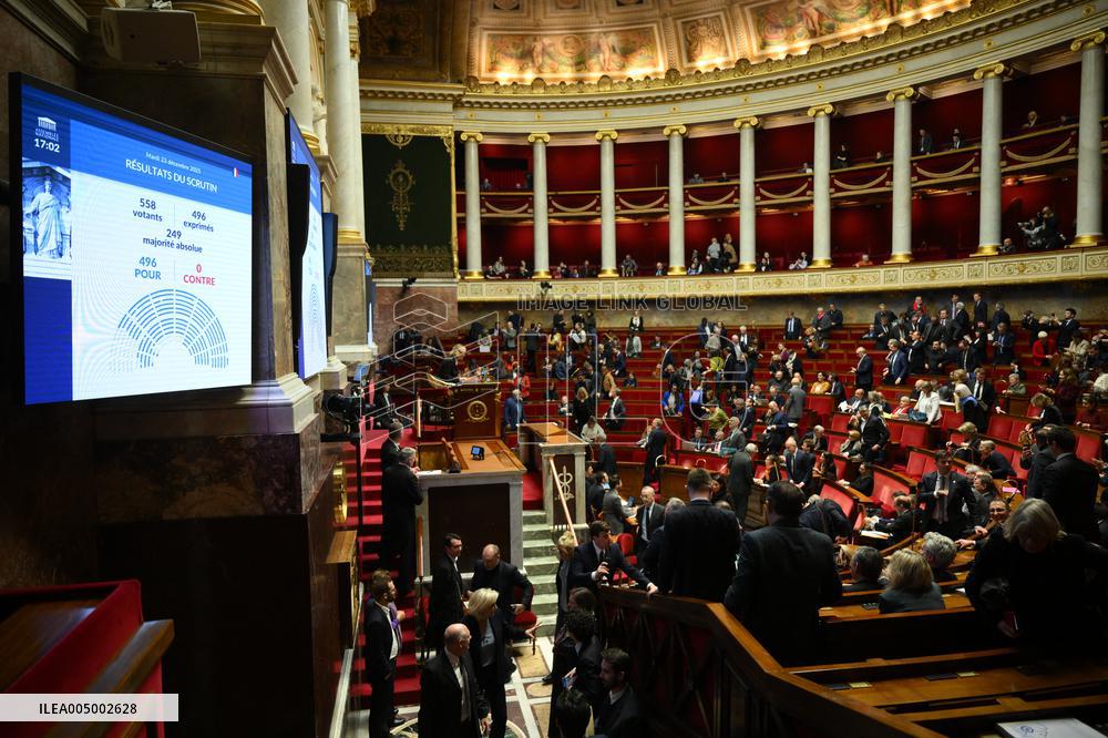 Vote of Special Bill To Budget for 2026 - Paris