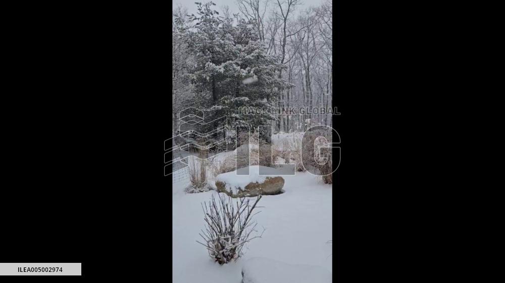 US: Fast-Moving Clipper System Brings Snow to New Jersey