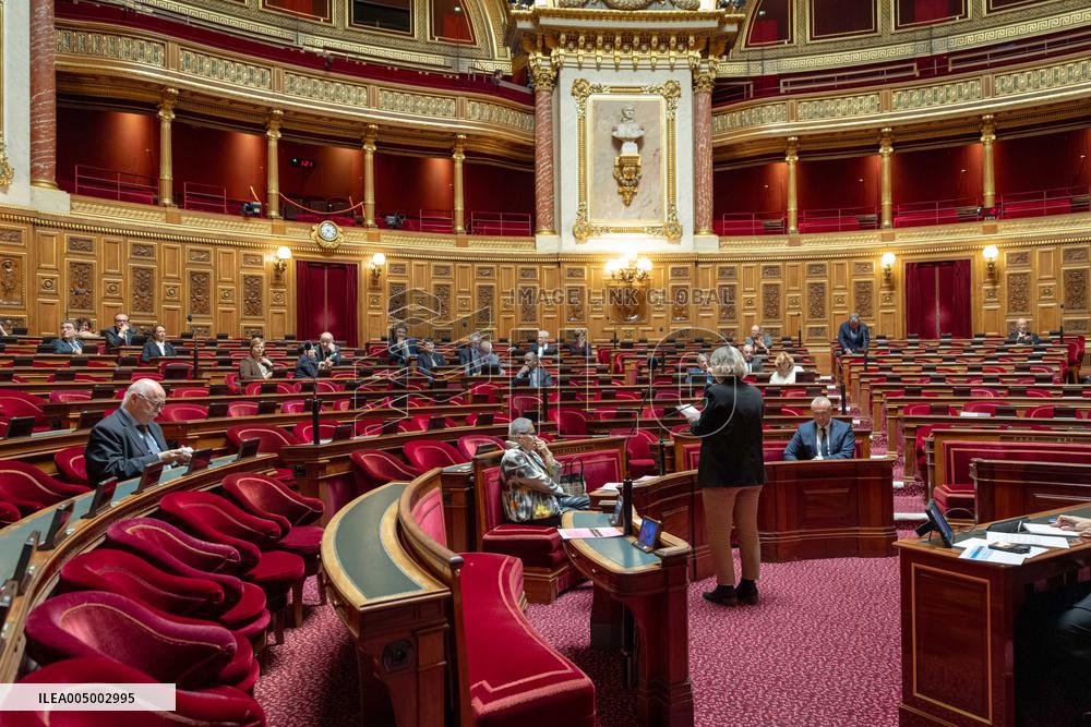 Vote of Special Bill To Budget for 2026 at the French Senate - Paris AJ