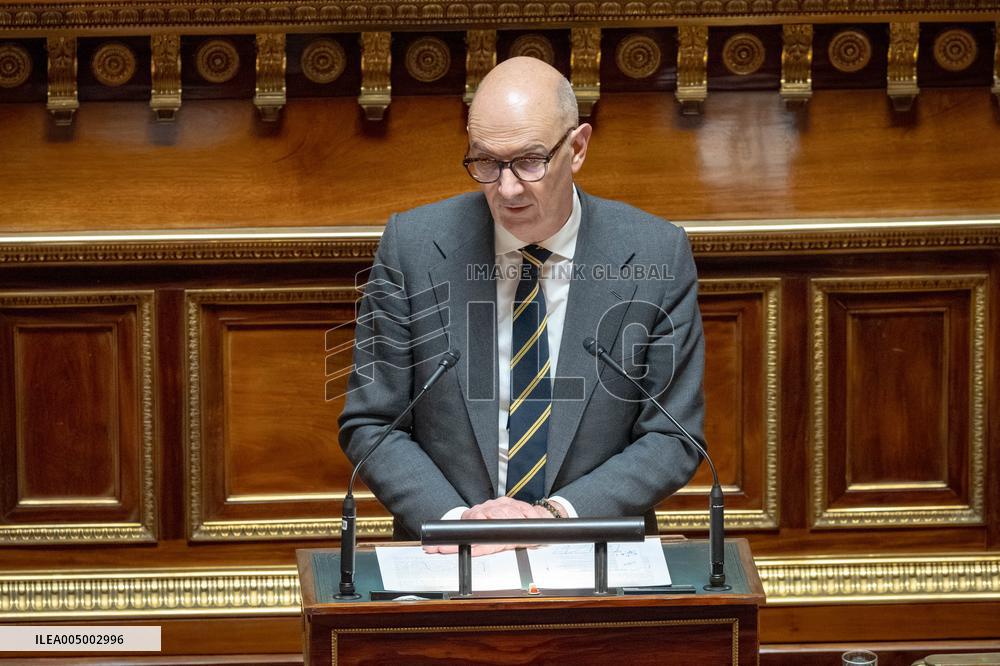 Vote of Special Bill To Budget for 2026 at the French Senate - Paris AJ