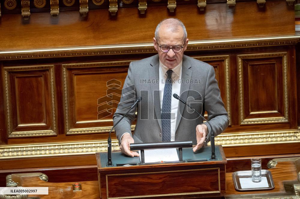 Vote of Special Bill To Budget for 2026 at the French Senate - Paris AJ