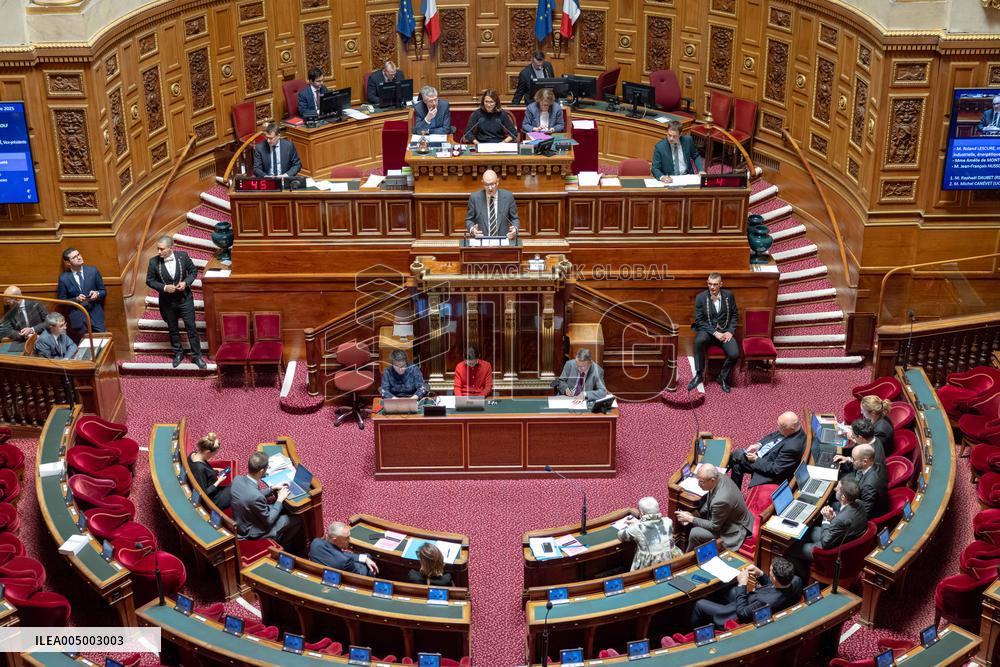 Vote of Special Bill To Budget for 2026 at the French Senate - Paris AJ