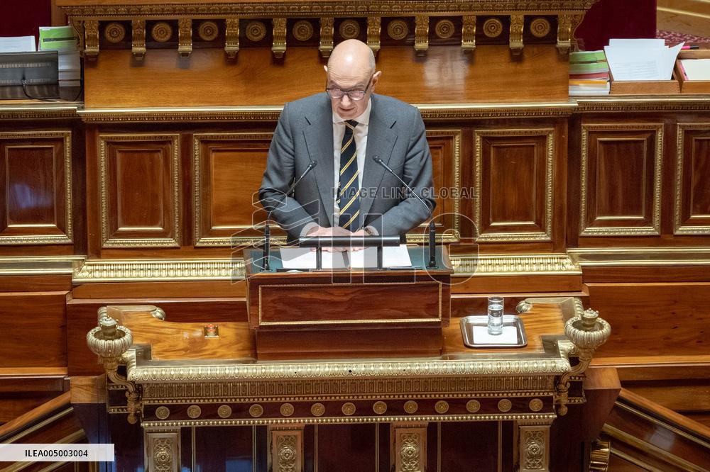 Vote of Special Bill To Budget for 2026 at the French Senate - Paris AJ