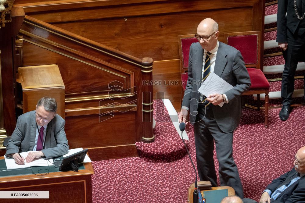 Vote of Special Bill To Budget for 2026 at the French Senate - Paris AJ