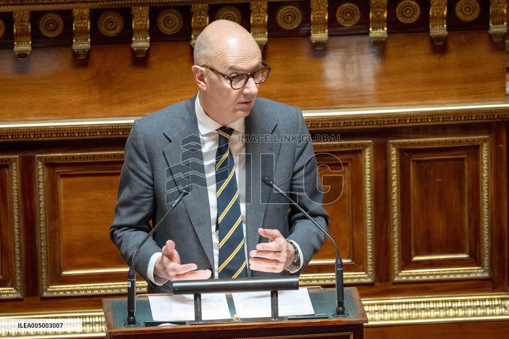 Vote of Special Bill To Budget for 2026 at the French Senate - Paris AJ