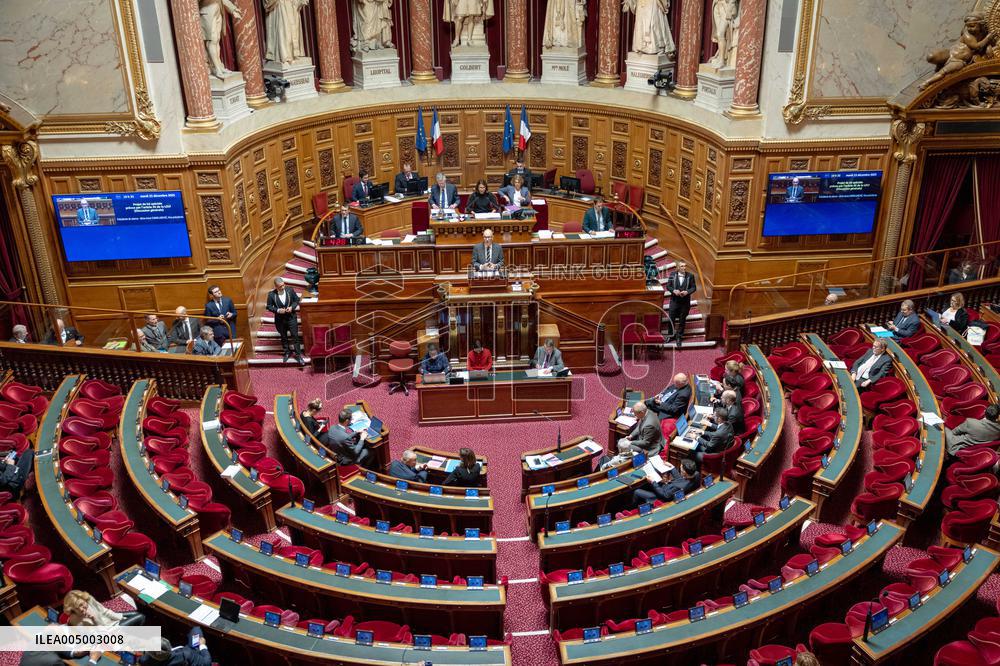 Vote of Special Bill To Budget for 2026 at the French Senate - Paris AJ