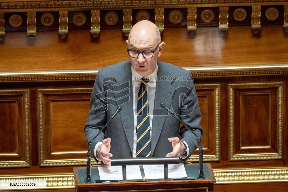 Vote of Special Bill To Budget for 2026 at the French Senate - Paris AJ
