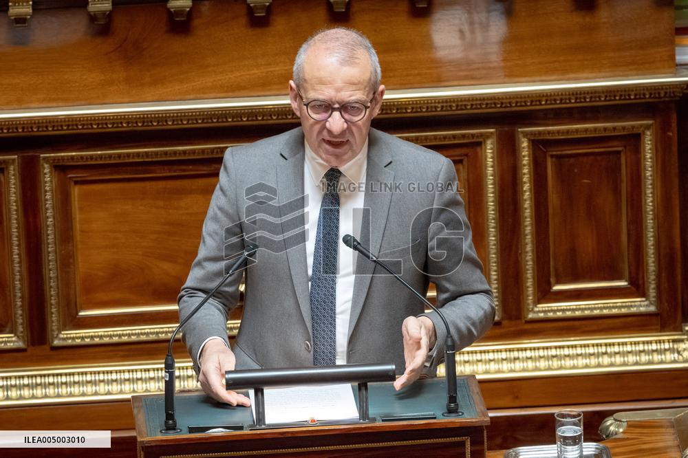 Vote of Special Bill To Budget for 2026 at the French Senate - Paris AJ
