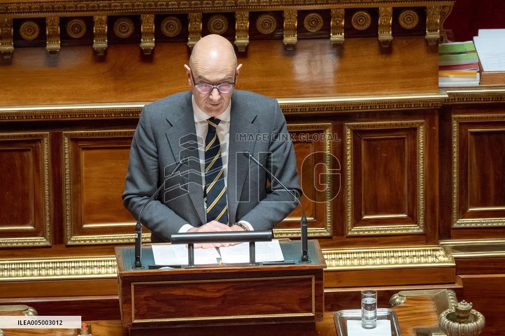 Vote of Special Bill To Budget for 2026 at the French Senate - Paris AJ