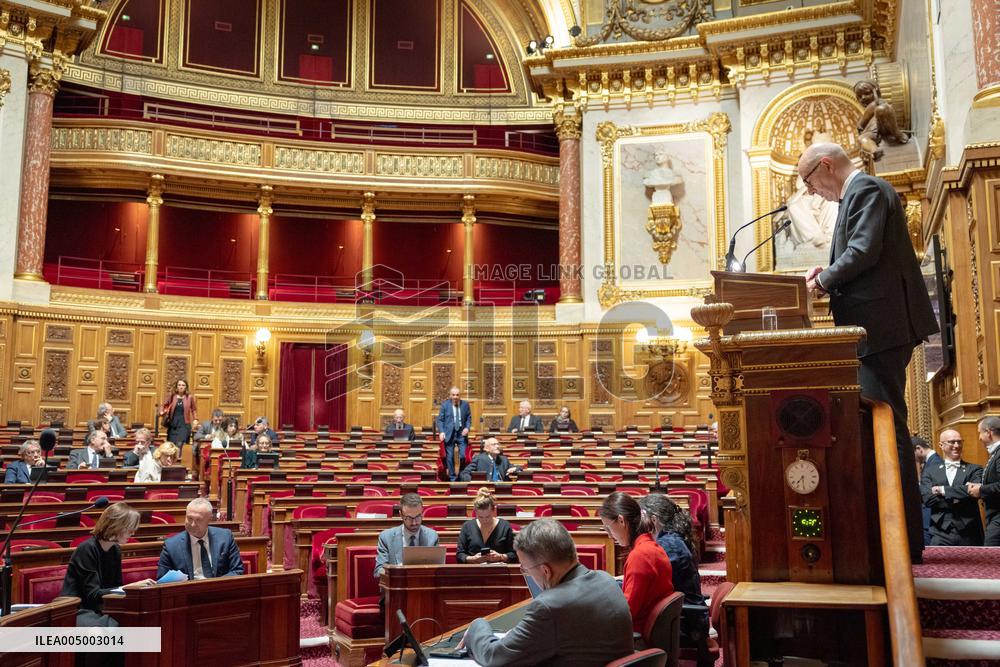 Vote of Special Bill To Budget for 2026 at the French Senate - Paris AJ