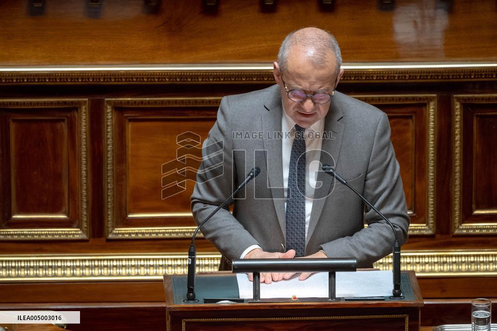 Vote of Special Bill To Budget for 2026 at the French Senate - Paris AJ