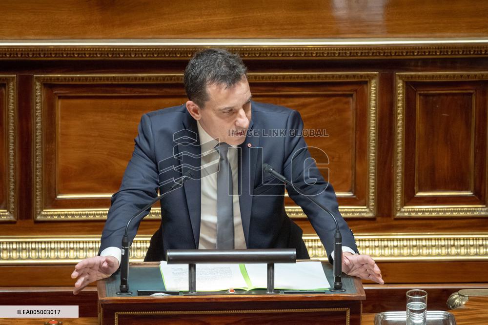 Vote of Special Bill To Budget for 2026 at the French Senate - Paris AJ