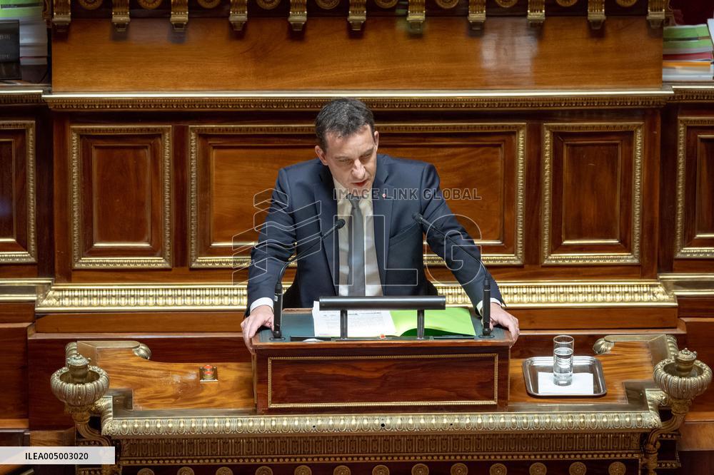 Vote of Special Bill To Budget for 2026 at the French Senate - Paris AJ
