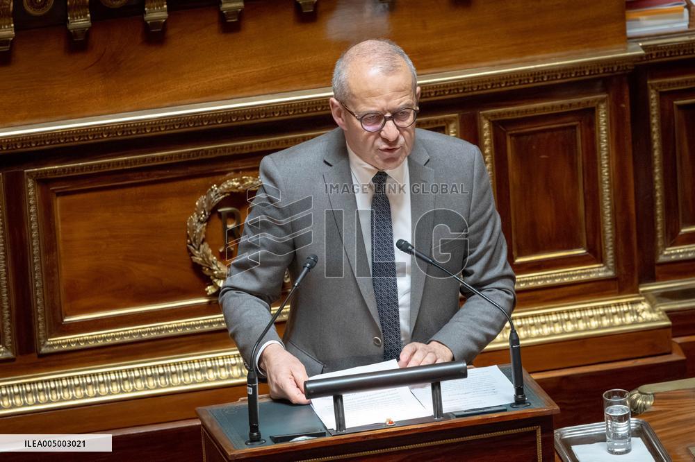 Vote of Special Bill To Budget for 2026 at the French Senate - Paris AJ