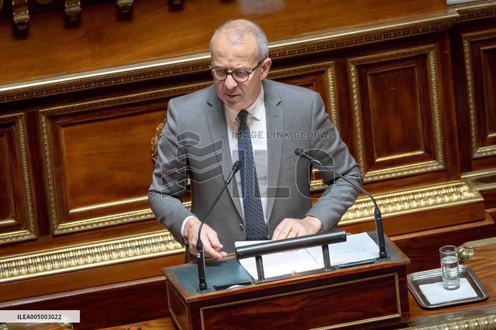 Vote of Special Bill To Budget for 2026 at the French Senate - Paris AJ