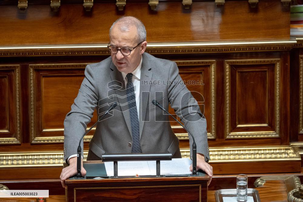Vote of Special Bill To Budget for 2026 at the French Senate - Paris AJ