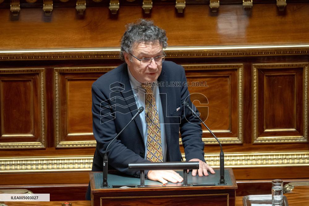 Vote of Special Bill To Budget for 2026 at the French Senate - Paris AJ
