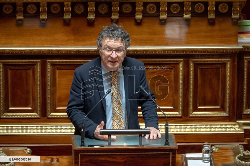 Vote of Special Bill To Budget for 2026 at the French Senate - Paris AJ