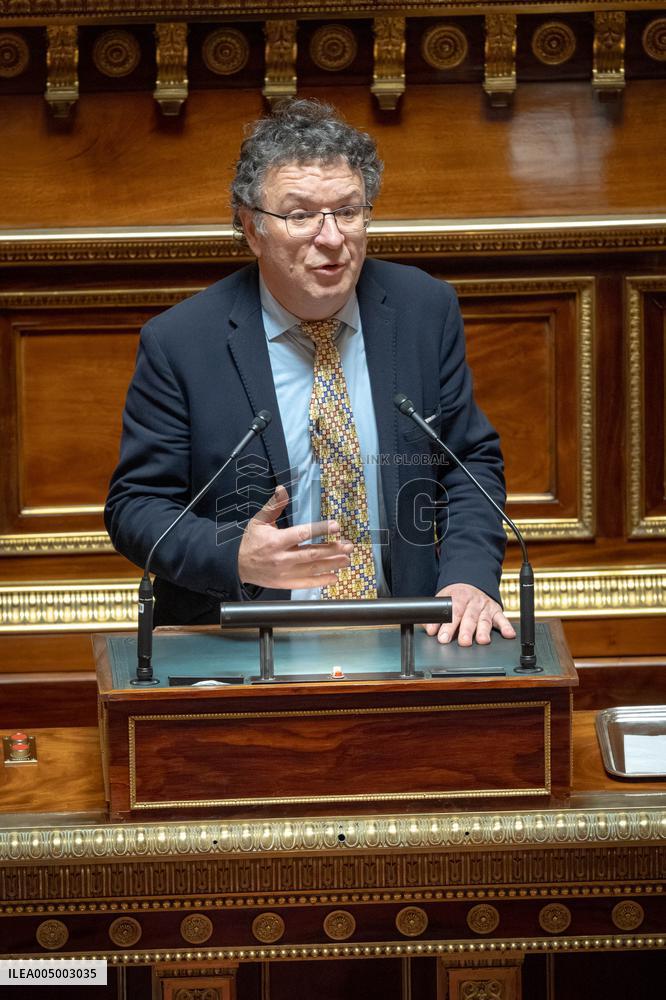 Vote of Special Bill To Budget for 2026 at the French Senate - Paris AJ