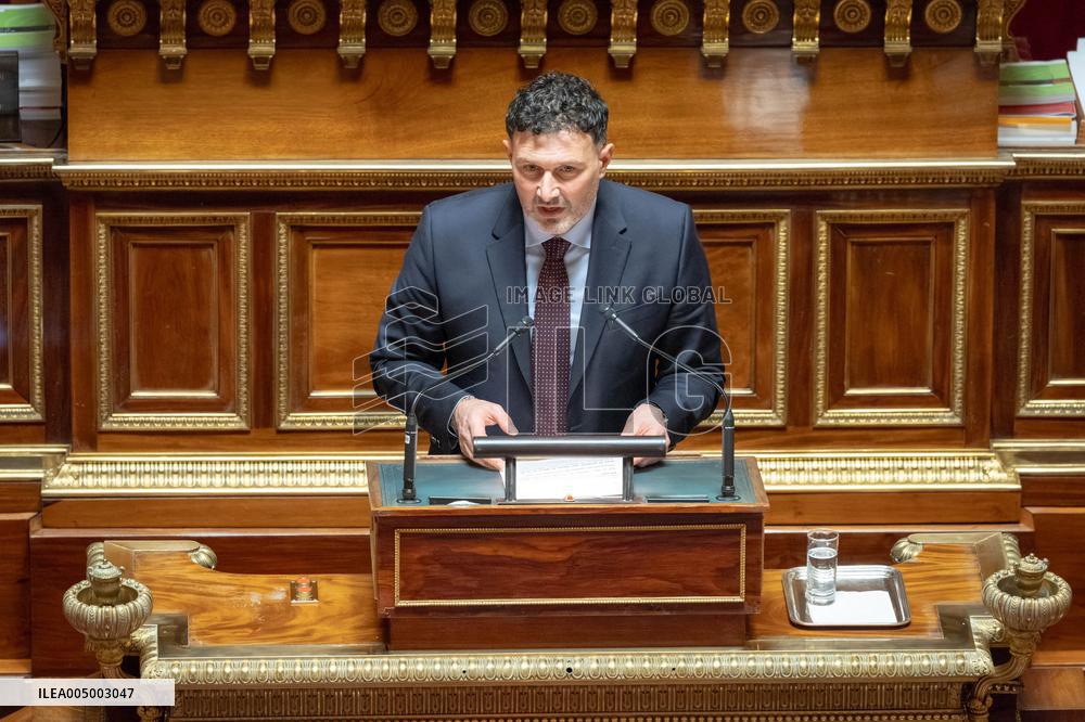 Vote of Special Bill To Budget for 2026 at the French Senate - Paris AJ