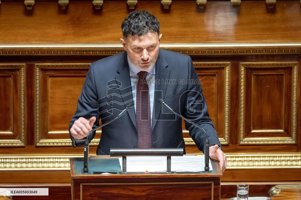 Vote of Special Bill To Budget for 2026 at the French Senate - Paris AJ