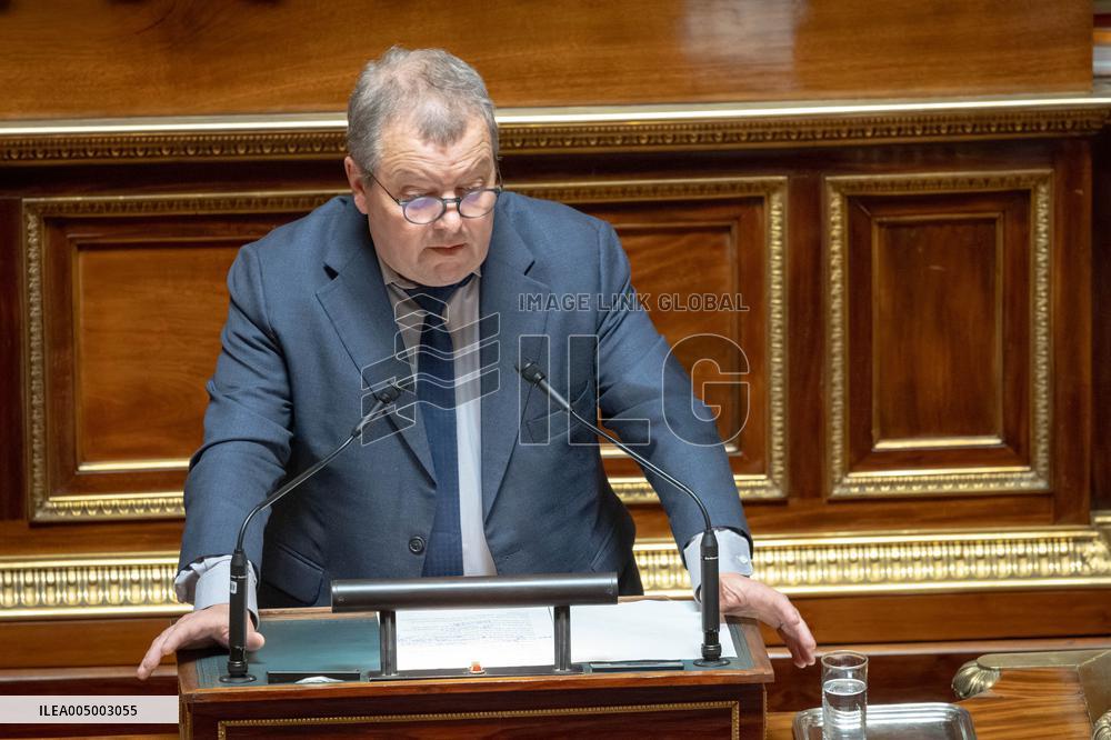Vote of Special Bill To Budget for 2026 at the French Senate - Paris AJ