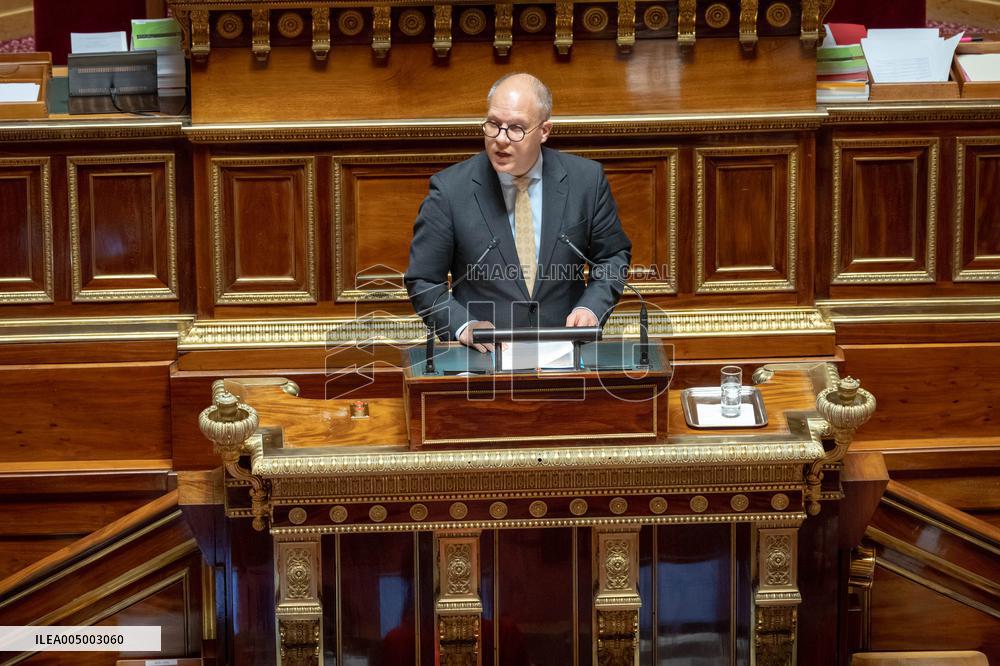 Vote of Special Bill To Budget for 2026 at the French Senate - Paris AJ