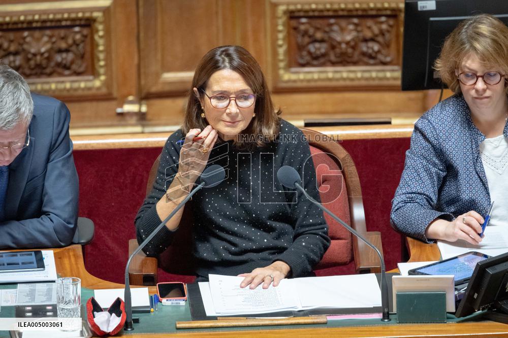 Vote of Special Bill To Budget for 2026 at the French Senate - Paris AJ