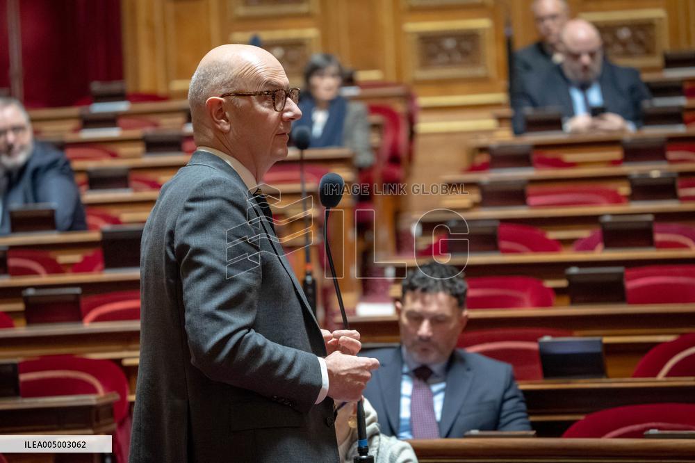 Vote of Special Bill To Budget for 2026 at the French Senate - Paris AJ