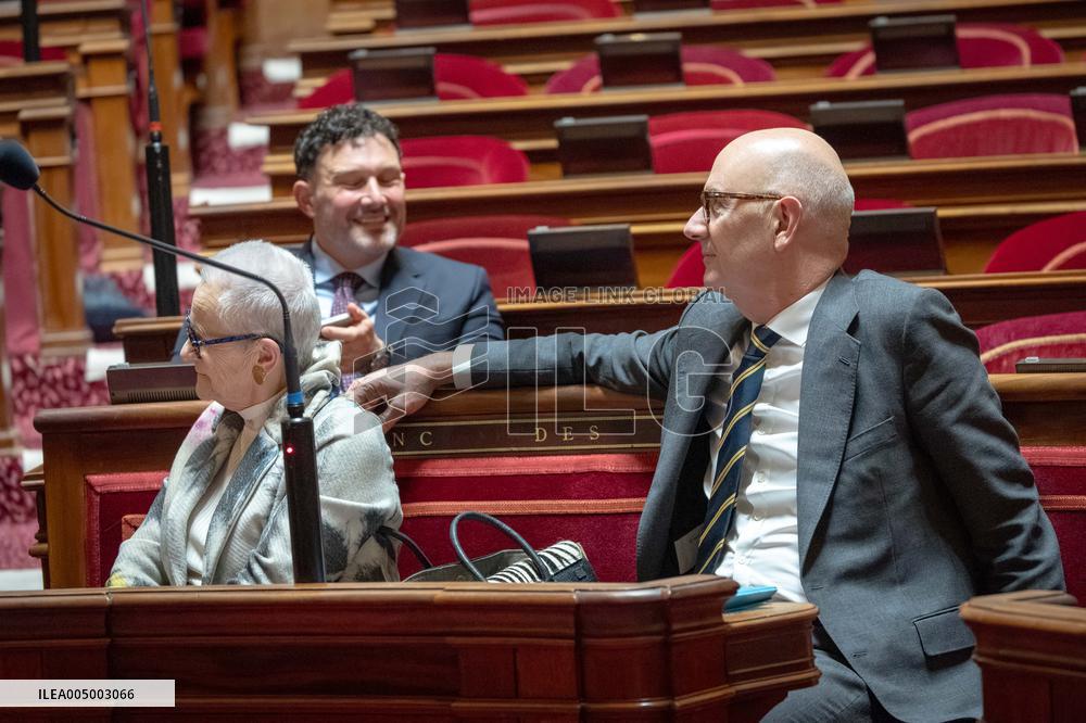 Vote of Special Bill To Budget for 2026 at the French Senate - Paris AJ
