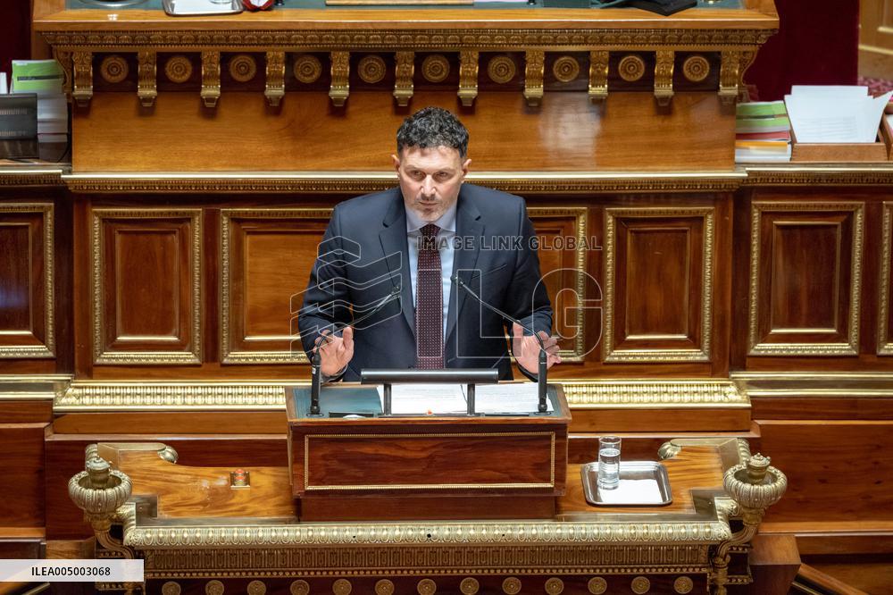 Vote of Special Bill To Budget for 2026 at the French Senate - Paris AJ