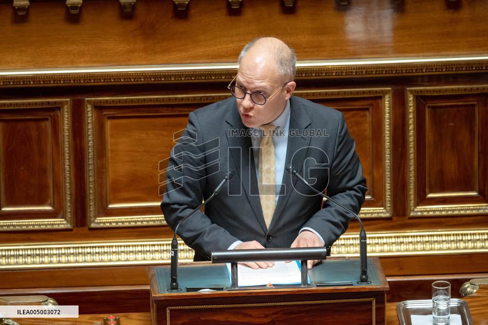 Vote of Special Bill To Budget for 2026 at the French Senate - Paris AJ