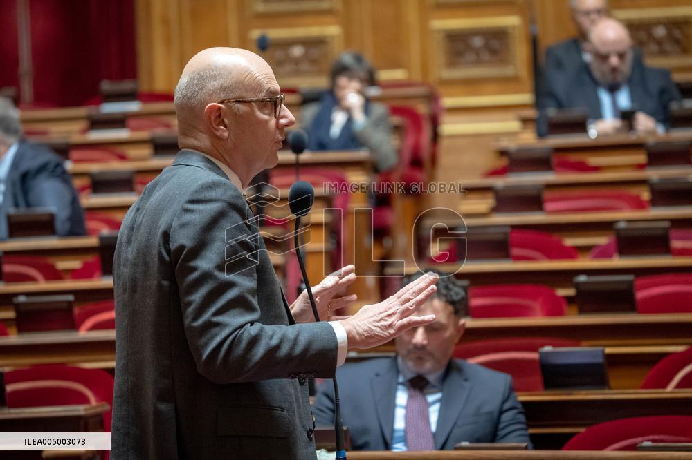 Vote of Special Bill To Budget for 2026 at the French Senate - Paris AJ
