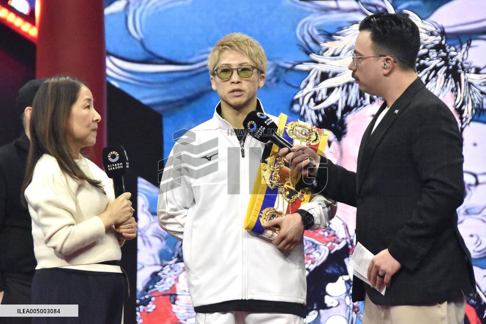 Boxing: Naoya Inoue ahead of title match in Riyadh