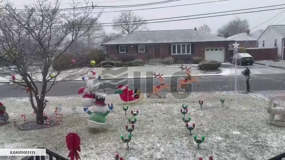 US: Fast-Moving Clipper System Brings Snow to New Jersey 2