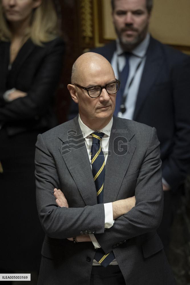 Questions to The Government at The National Assembly - Paris