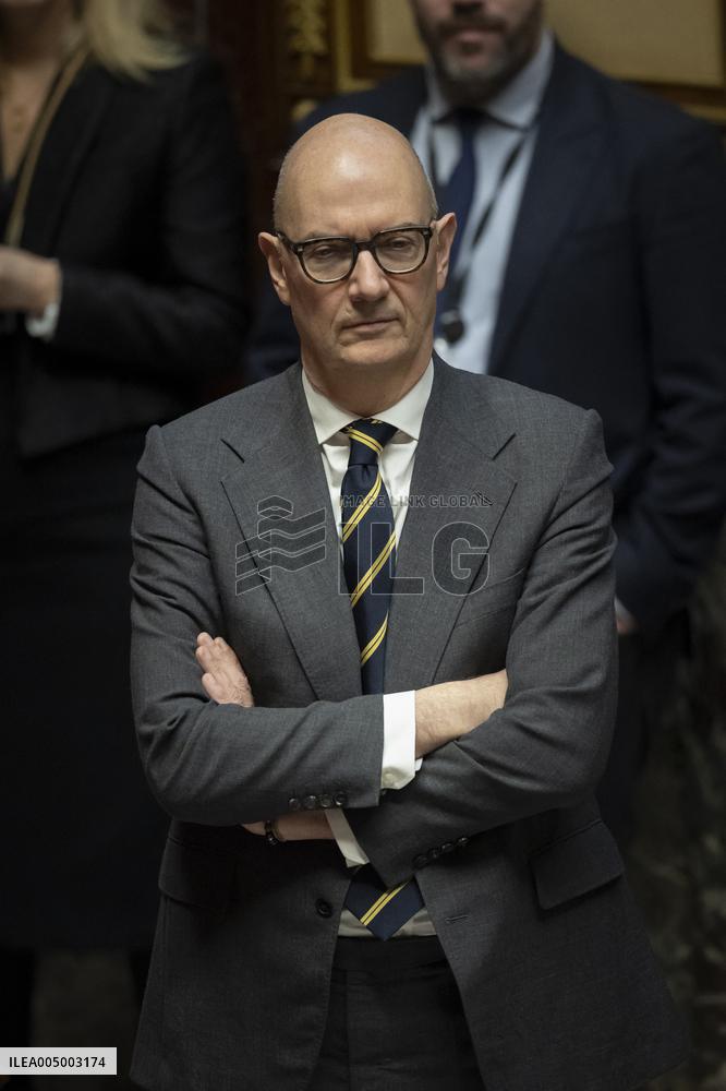 Questions to The Government at The National Assembly - Paris