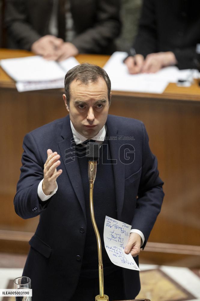 Questions to The Government at The National Assembly - Paris