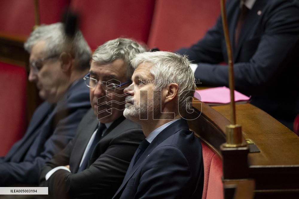 Questions to The Government at The National Assembly - Paris