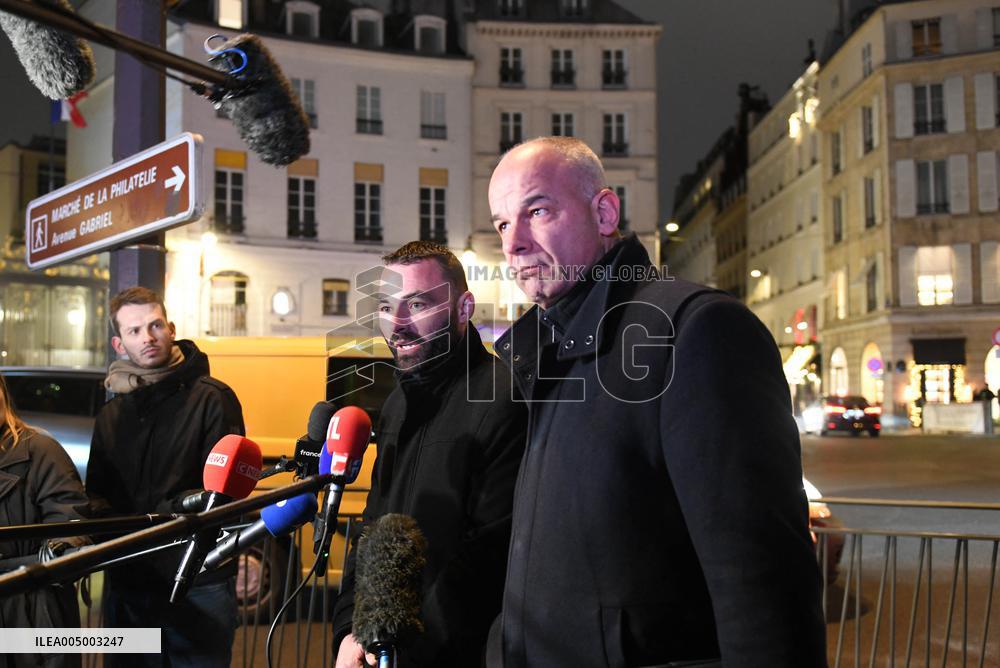 Press Conference by Agricultural Representatives After Meeting with The French President - Paris