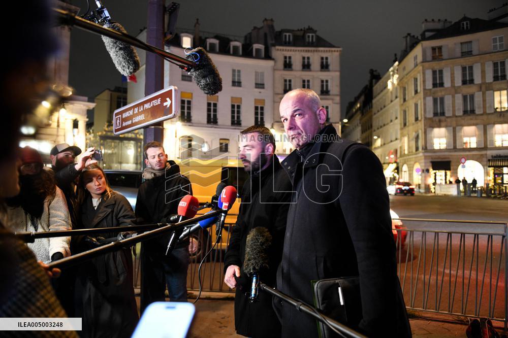 Press Conference by Agricultural Representatives After Meeting with The French President - Paris
