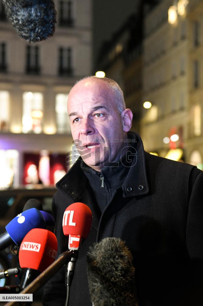 Press Conference by Agricultural Representatives After Meeting with The French President - Paris