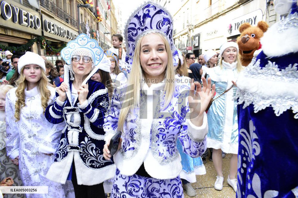 Russian Santa Christmas Parade - Mexico