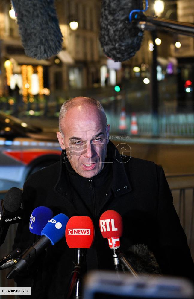 Press Conference by Agricultural Representatives After Meeting with The French President - Paris
