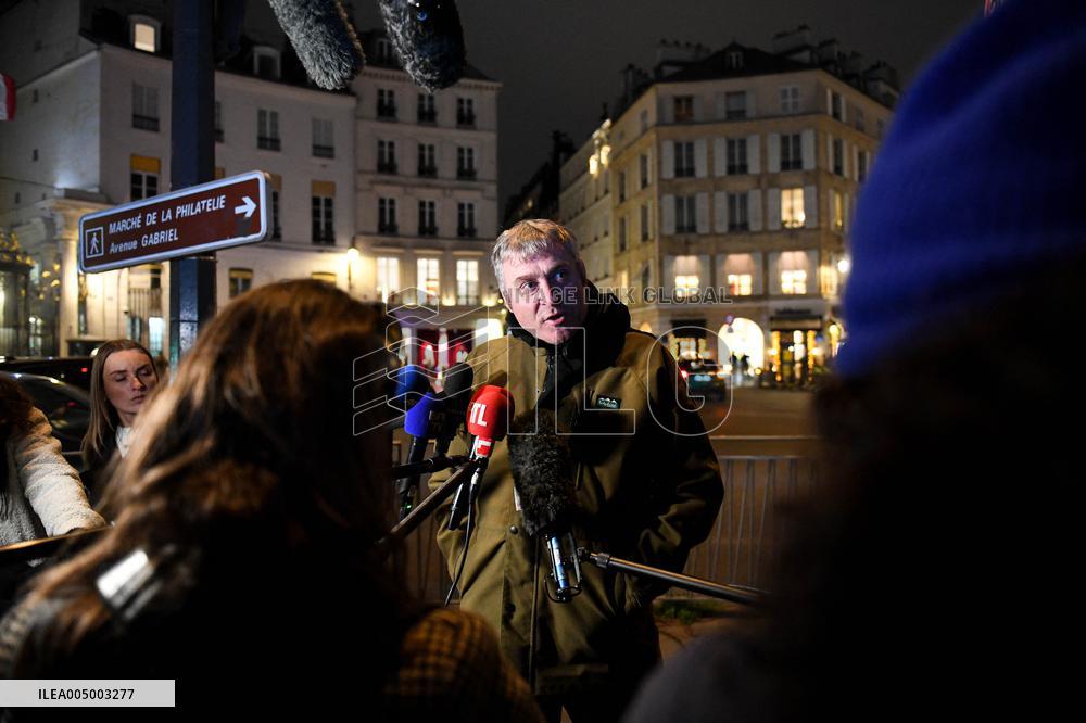 Press Conference by Agricultural Representatives After Meeting with The French President - Paris