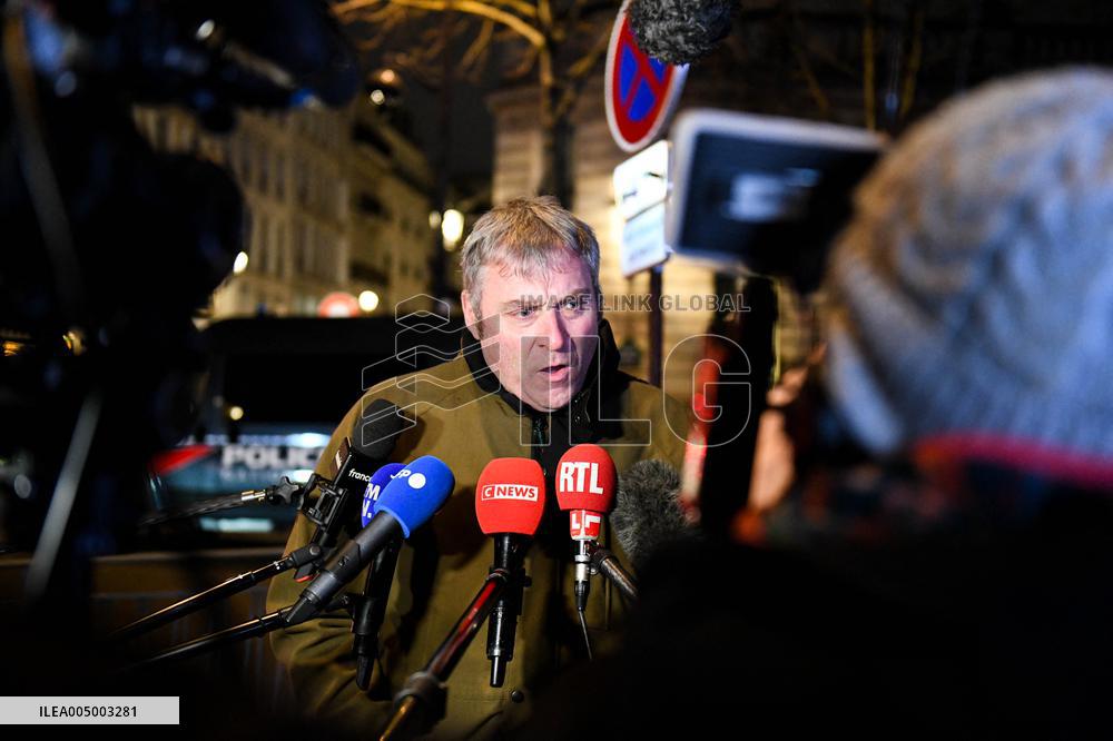 Press Conference by Agricultural Representatives After Meeting with The French President - Paris