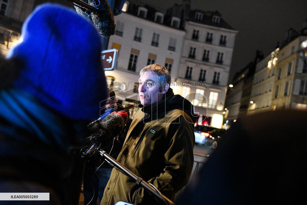 Press Conference by Agricultural Representatives After Meeting with The French President - Paris
